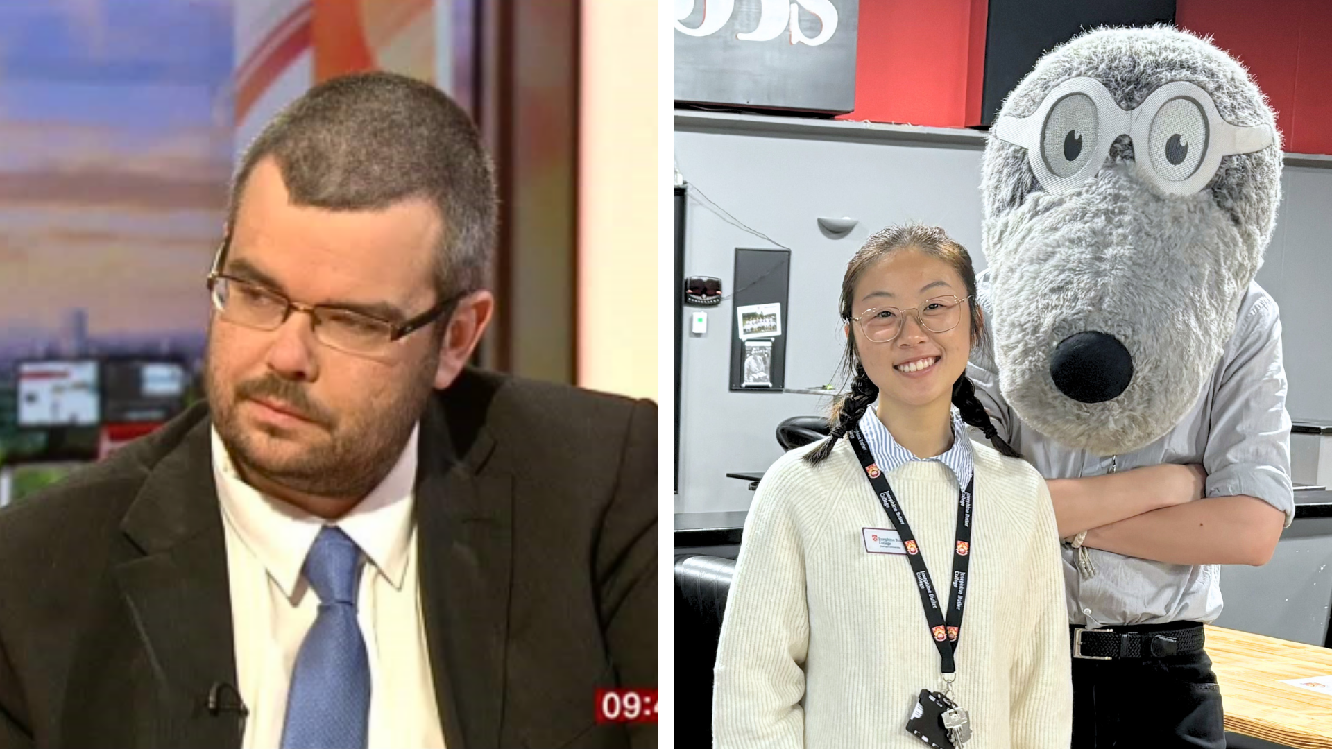 Photo of Mike Finn and Hazel Cheung