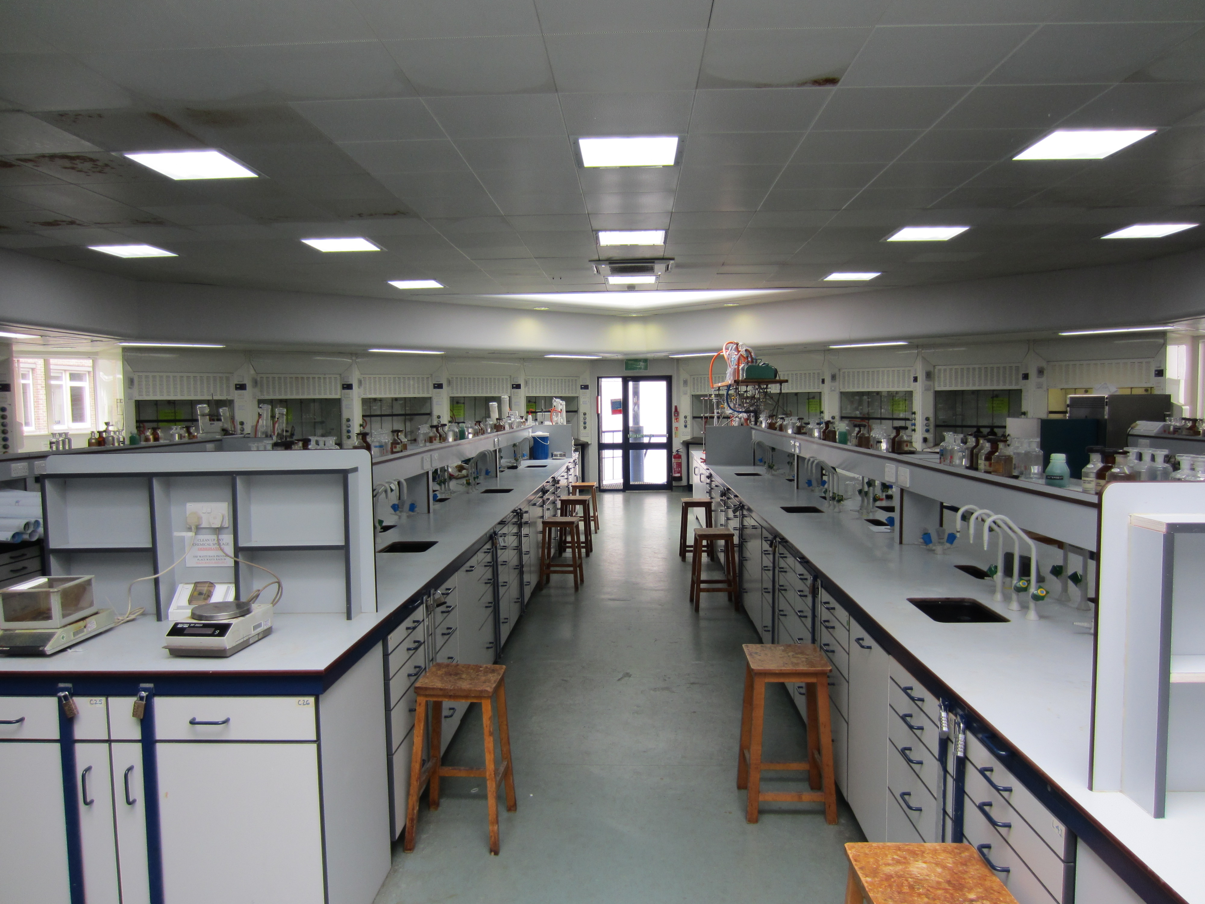 A Chemistry teaching laboratory at Durham