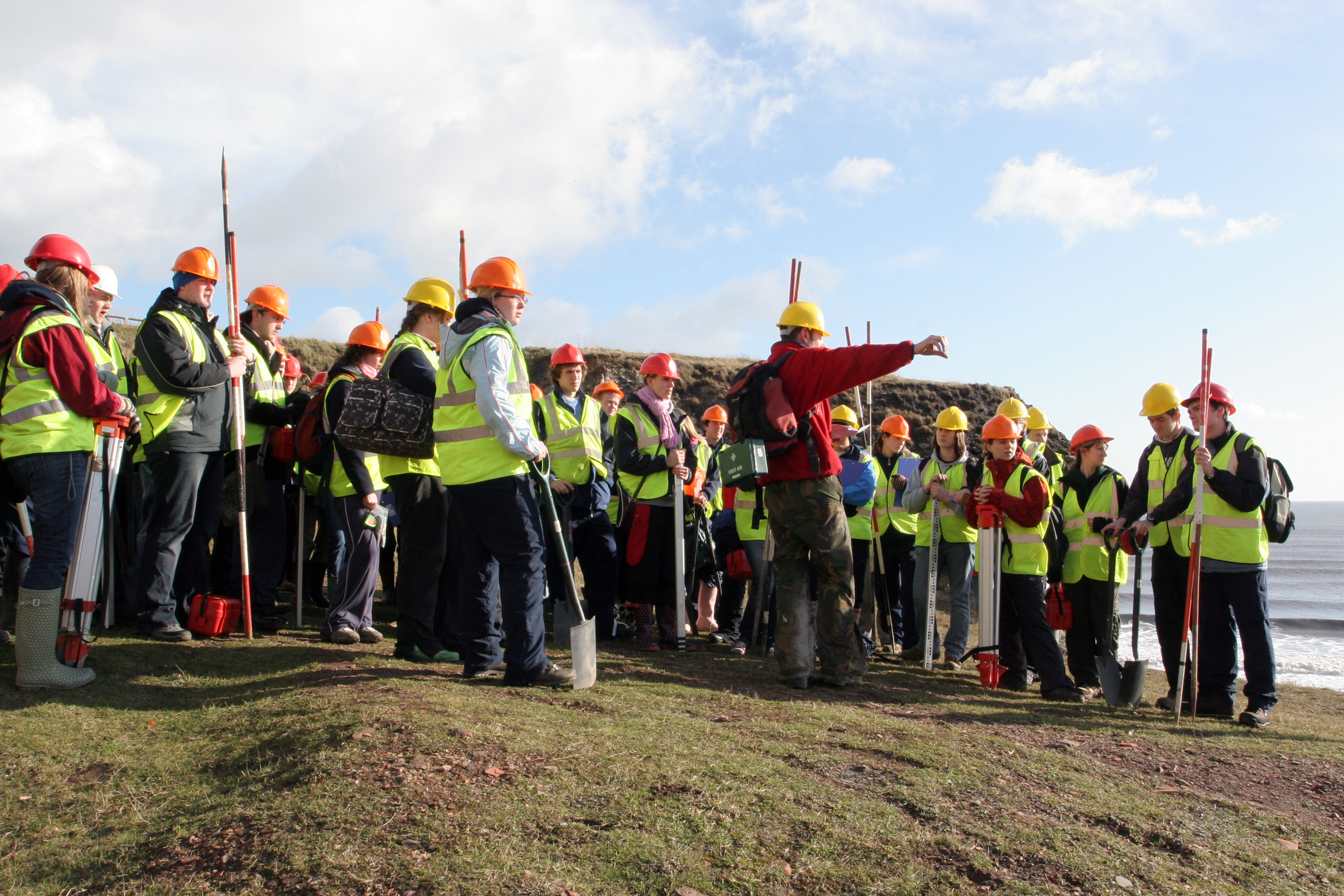 level one undergraduate fieldtrip to Seaham
