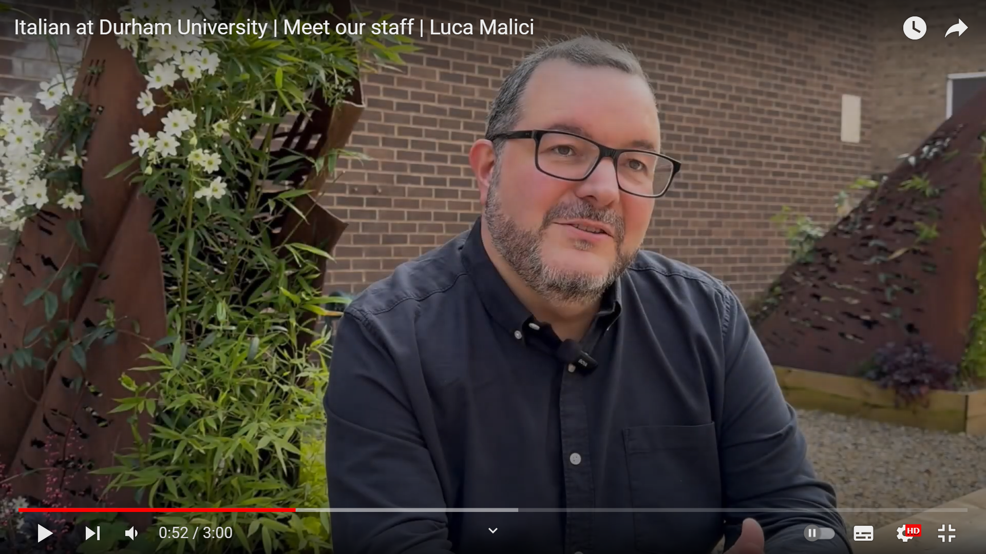 Preview video Luca Malici meet our staff