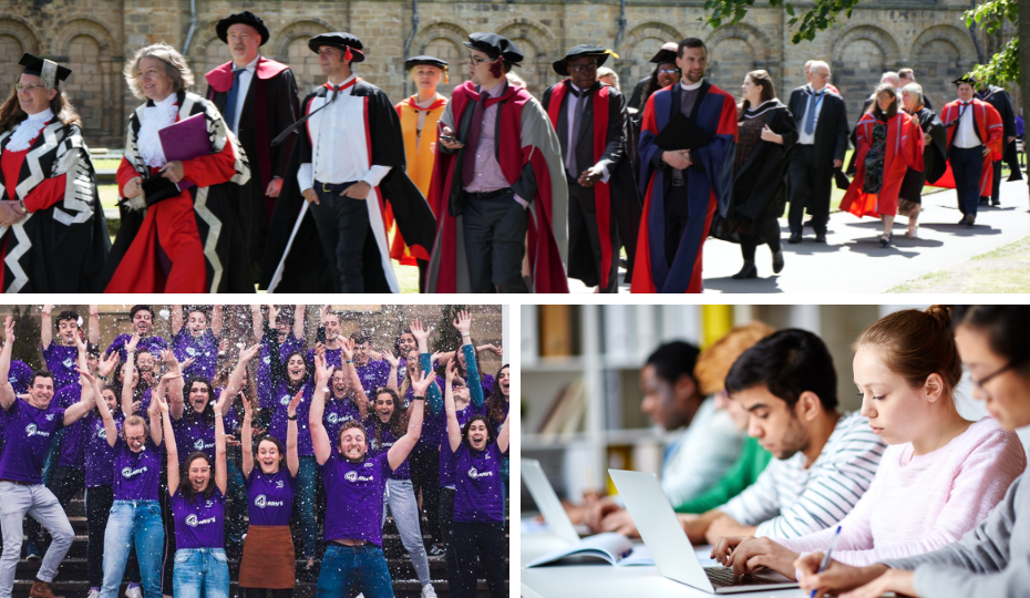 Mixed images form across the university