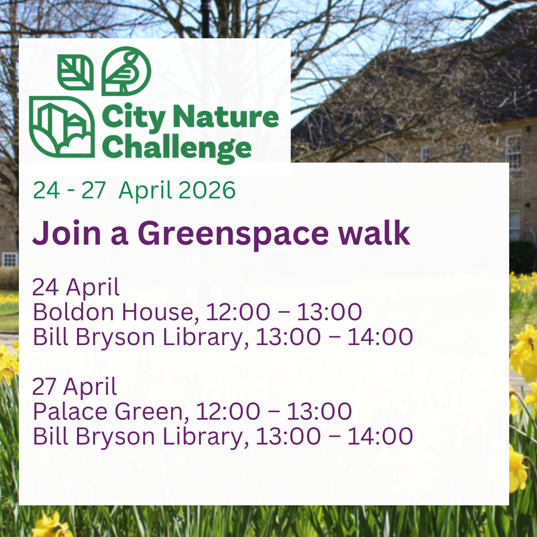 Greenspace x City Nature Challenge 2026 lunchtime walks