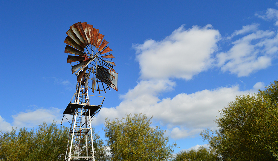 A small wind turbine