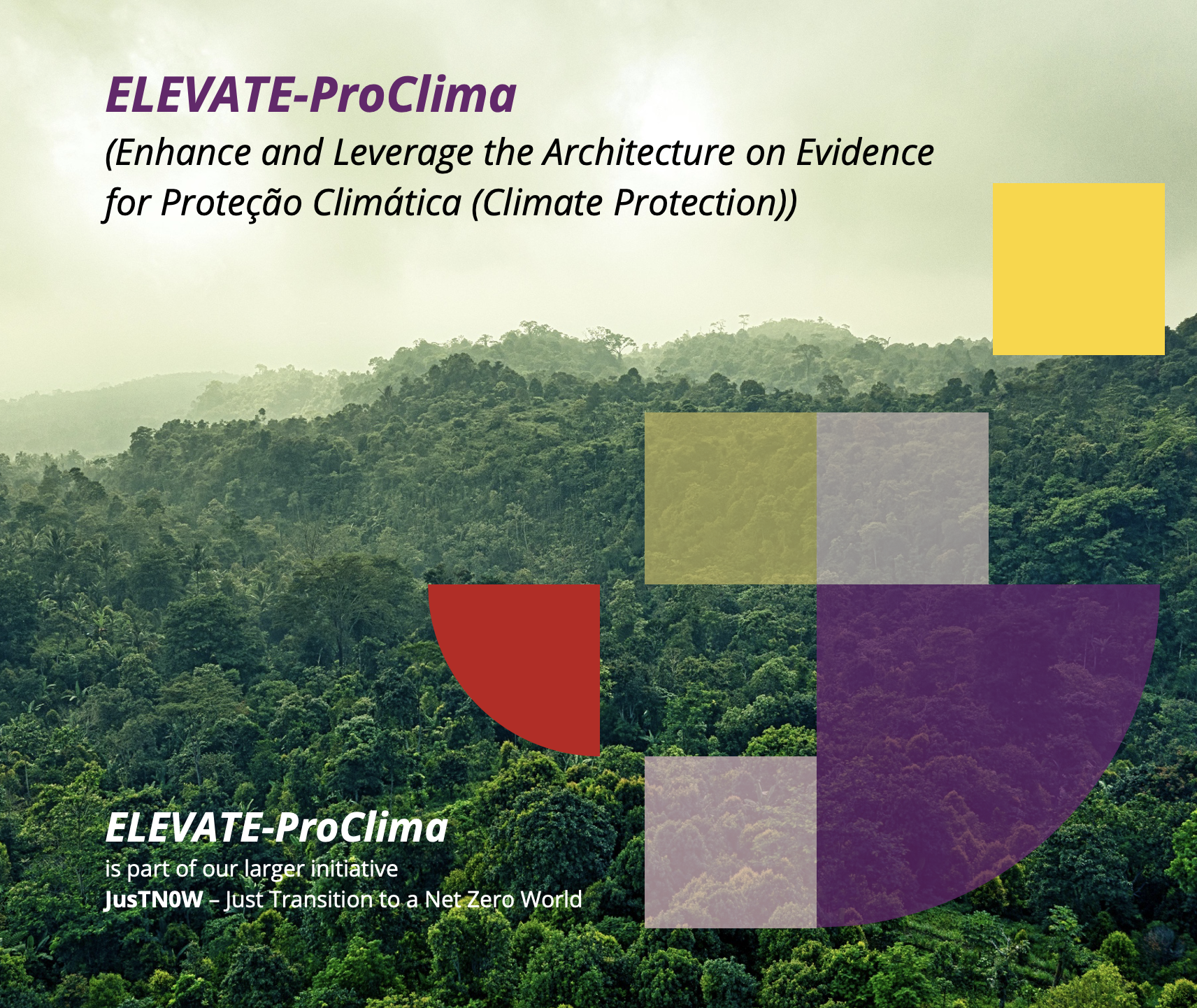 Green forest landscape poster