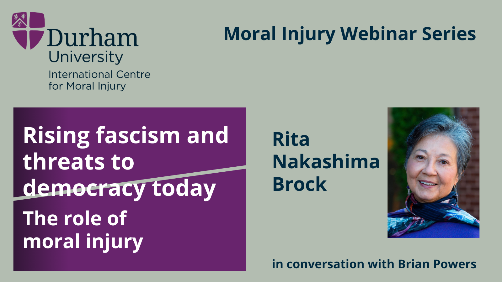 Rita Nakashima Brock: Rising fascism and threats to democracy today: The role of moral injury