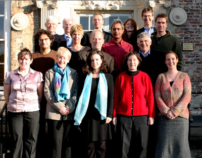 200809 Michaelmas Fellows outside Cosin's Hall