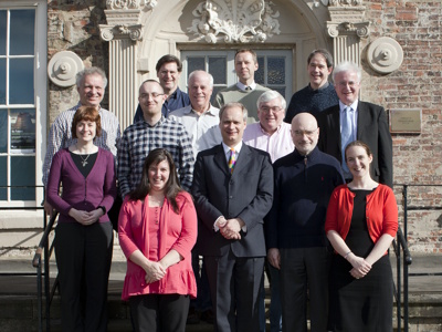 201011 Epiphany Fellows outside Cosins Hall