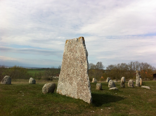 A cemetery from the viking age, located in the countryside of Öland, Sweden